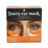 Mască pentru pleoape Starry, portocală, colagen clar de origine naturală
