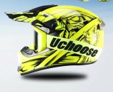 Cumpara ieftin Casca Moto Cross Enduro Downhill Atv + Ochelari 100% Policarbonat ABS Marimi S M L