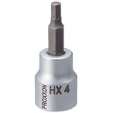 Proxxon 23575 - Capat cheie tubulara cu profil HEX4 50 mm 3/8 inch