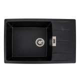 Chiuveta de bucatarie Elefant Premium Roma Negru metalic, 775x500 mm Innovative ReliableTools