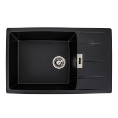 Chiuveta de bucatarie Elefant Premium Roma Negru metalic, 775x500 mm Innovative ReliableTools