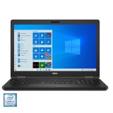 Laptop Refurbished DELL Latitude 5590, I5-8350U, Webcam, 8 GB RAM, 256 GB SSD, 15.6", Windows 11 Pro, Tastatura US Backlight, Stare Corecta