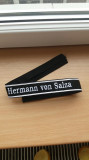 WW2 Banderola Germana SS Waffen Panzer Hermann von Salza Regiment