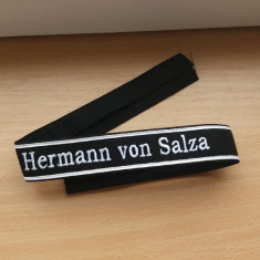 WW2 Banderola Germana SS Waffen Panzer Hermann von Salza Regiment