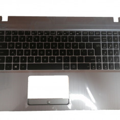 Carcasa superioara cu tastatura palmrest Laptop, Asus, A540, A540L, A540S, A540LA, A540LJ, A540SA, A540SC, 90NB0B01-R30680, gri