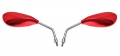 Oglinzi moto &quot;lacrima&quot; rosii M08