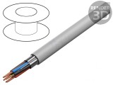 Cablu ecranat PVC gri 300V 305m