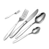 Set de tacamuri 30 de piese Bohmann Premium, inox, Argintiu