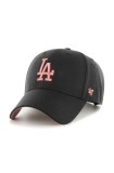 47 brand șapcă din amestec de l&acirc;nă MLB Los Angeles Dodgers culoarea negru, cu imprimeu, BAS-SUMVP912WBP-BKB80