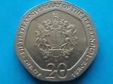 GIBRALTAR-20 PENCE 2017 (50th Anniversary of the Referendum)