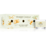 Yankee Candle Soft Wool &amp; Amber set cadou 3x37 g