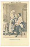 4542 - SIBIU, Ethnic family SASI, Romania - old postcard - unused, Necirculata, Printata