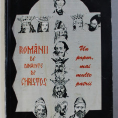 ROMANII DE DINAINTE DE CHRISTOS . UN POPOR MAI MULTE PATRII de ION VULPE , 1996