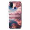 Husa Samsung Galaxy M31 si M21S Silicon Gel Tpu Model Pink Clouds