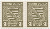 1945, 30 Pfennig - Stema Saxoniei - Ocupația sovietică &icirc;n Saxonia - Germania, Nestampilat