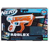Cumpara ieftin Blaster Nerf cu 4 sageti din spuma, Roblox Arsenal Soul Catalyst