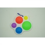 Jucarie Antistres Flippy - Fidget Toy, Simple Dimple, Multicolor, Oem