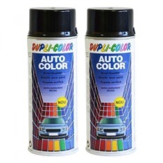 Pachet 2 x Vopsea Spray Auto Dupli-Color Skoda Negru Magic 9910