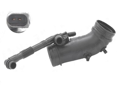 Furtun filtru aer Skoda Superb, 2002-2008; Vw Passat (B5), 2000-2005 Motor 1,8 T/2,0/ 2,8 V6 Benzina; 1,9 Tdi, Plastic, OE: 06b133354ah; 06b133354p; foto