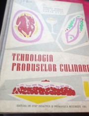TEHNOLOGIA PRODUSELOR CULINARE Marieta Popescu 1961