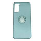 Cumpara ieftin Husa Cover Silicon Finger Grip pentru Samsung S21 Plus Verde, Contakt