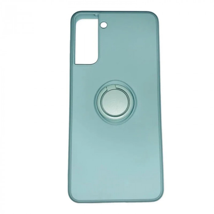 Husa Cover Silicon Finger Grip pentru Samsung S21 Plus Verde