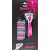 Wilkinson Sword Quattro for Women Aloe &amp; Vit. E aparat de ras rezerva lama 4 pc 1 buc