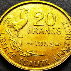 Moneda istorica 20 FRANCI / FRANCS - FRANTA, anul 1952 *cod 2666