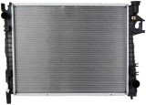 Radiator racire Dodge RAM, 01.2002-12.2009, motor 5.9 TD, 175/190 kw, diesel, cutie manuala/automata, cu/fara AC, 613x468x26 mm, SRLine, aluminiu bra