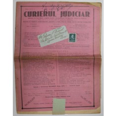 CURIERUL JUDICIAR , REVISTA DE DOCTRINA , JURISPRUDENTA ...FINANTE , ANUL LIII , NR. 2 , JOI , 20 IANUARIE , 1944