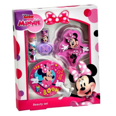 Set accesorii machiaj si unghii Disney Minnie Mouse, oglinda inclusa, 3 ani+ foto