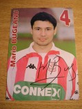 QW28 - Tematica sport - fotbal - Rapid Bucuresti - Mario Bugeanu, Necirculata, Printata