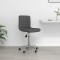 Scaun de birou pivotant, gri &icirc;nchis, material textil