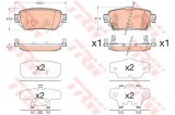 Set placute frana,frana disc RENAULT KADJAR (2015 - 2016) TRW GDB3617