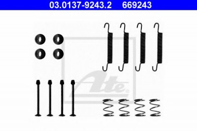 Set accesorii, saboti frana parcare OPEL ASTRA F Combi (51, 52) (1991 - 1998) ATE 03.0137-9243.2 foto