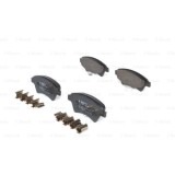 Set placute frana punte fata Renault Kangoo (Kc0/1) 1998-2008, Megane 2, 2002-2008; Scenic, 2003-2009; Bosch 0986424785, parte montare : Punte Fata