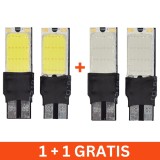 Set 2 x becuri auto 48LED T10, COB, 6W, Canbus, 1+1 gratis