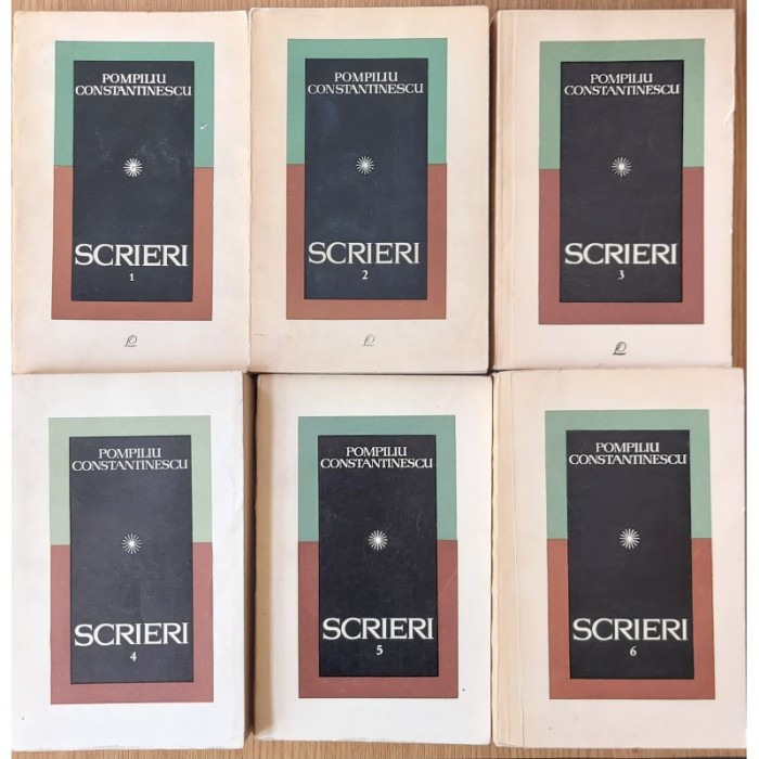 Scrieri (vol. 1 &ndash; 6) &ndash; Pompiliu Constantinescu