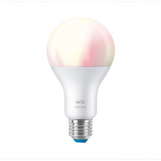 Bec LED Inteligent WiZ Colors Philips, Wireless, Bluetooth, A67, 13 W, RGBW, 1521 lumeni, E27 foto