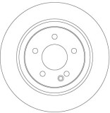 TRW DF6788S Disc frana