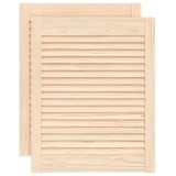 Cumpara ieftin Usi de dulap design lambriu 2 buc. 61,5x49,4 cm lemn masiv pin
