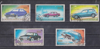 A12 S4 2 - Timbre foarte vechi - Mongolia - masini foto