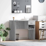 Birou cu sertar sonoma gri 90 x 49.5 x 75 cm Lemn compozit