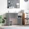 vidaXL Birou cu sertar sonoma gri 90 x 49.5 x 75 cm Lemn compozit 869271