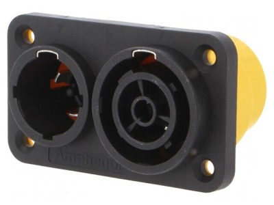 Soclu Alimentare AC 16A 250V 3 PIN Termoplast foto