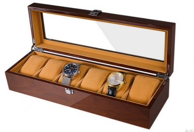Cutie pentru 6 ceasuri din Lemn Ivanka WZ4355 foto