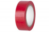 Bandă E180RED, roșie, izolatoare, adezivă, 19 mm, L-10 m, PVC, Strend Pro