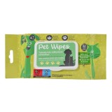 Servetele Umede de Curatare pentru Animale de Companie cu Aloe &amp; Musetel - 50buc
