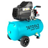 Cumpara ieftin Compresor Aer 50L Detoolz DZ-C333 cu Ulei, 1680 W, Debit 206L / min, 8 bar, 2 Prize de Aer