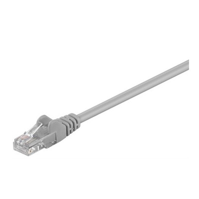 Cablu UTP Goobay, cat5e, patch cord, RJ45 tata, 30 m, Gri foto